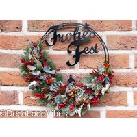 Festlicher Advent Trockenblumenkranz Winter/Boho Blumenring Frohesfest Weihnachten/Viel Blumen/Bohemian Christmas Dried Flower Loop Geschenk Festlicher Advent Trockenblumenkranz Winter/Boho Blumenring Frohesfest Weihnachten/Viel Blumen/Bohemian Christmas Dried Flower Loop Geschenk von DecoLoopVibes