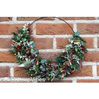 Festlicher Advent Üppiger Trockenblumenkranz Klassisch Winter Weihnachten Zu Aufhängen/Blumenring Boho Christmas Flower Loop/Geschenk Deko Festlicher Advent Üppiger Trockenblumenkranz Klassisch Winter Weihnachten Zu Aufhängen/Blumenring Boho Christmas Flower Loop/Geschenk Deko von DecoLoopVibes