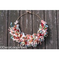 Trockenblumenkranz Sommer Herbst/Große Blumenmenge/Boho Kranz Eukalyptus Blumenring/Bohemian Eucalyptus Loop Wreath Deco/Gift/Geschenkidee Trockenblumenkranz Sommer Herbst/Große Blumenmenge/Boho Kranz Eukalyptus Blumenring/Bohemian Eucalyptus Loop Wreath Deco/Gift/Geschenkidee von DecoLoopVibes