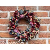 Trockenblumenkranz Winter Herbst Festlich/Adventskranz Modern/Boho Weihnachtenkranz/Eukalyptus Blumenring Aufhängen/Boholoop Wreath/Geschenk Trockenblumenkranz Winter Herbst Festlich/Adventskranz Modern/Boho Weihnachtenkranz/Eukalyptus Blumenring Aufhängen/Boholoop Wreath/Geschenk von DecoLoopVibes