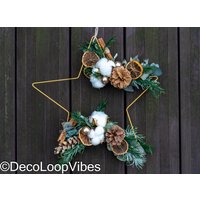 Weihnachten Festerstern Festlich/Deko Sternform Trockenblumen /Türschmuck Advent Winter Boho/ Loop Blumenring Eukalyptus Rustik Weihnachten Festerstern Festlich/Deko Sternform Trockenblumen /Türschmuck Advent Winter Boho/ Loop Blumenring Eukalyptus Rustik von DecoLoopVibes