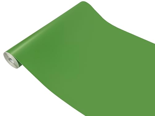 Klebefolie Möbel 45x240 cm | Möbelfolie selbstklebend matt oder glänzend | Einfarbig Klebefolie für Möbel - einfache Anwendung, ideal für die Renovierung von Küche oder Bad | Grüne Avocado Matt von DecoMeister