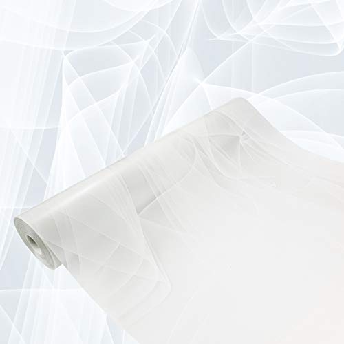 Fensterfolie selbsthaftend 45x100 cm | Statische Sichtschutzfolie ohne Kleber aus PVC | Selbsthaftende Glasfolie für Lichtdurchlass und Privatsphäre | Fensterfolie statisch haftend | Murano Polarlicht von DecoMeister