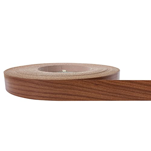 DecoMeister Kantenumleimer mit Schmelzkleber Möbelkantenband Melaminkantenumleimer Umleimer Melamin Bügelkante Dekor für Regalbrett Furnier zum Aufbügeln 40mm x 5m Kantenband Porto Kirche von DecoMeister