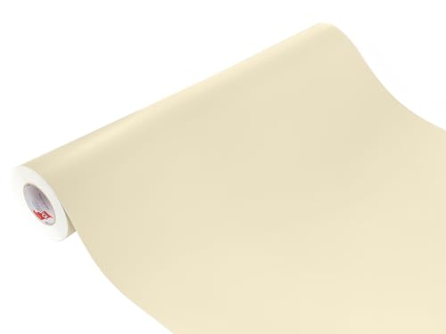 DecoMeister Klebefolie Deko-Folie Selbstklebefolie Selbstklebende Möbelfolie Einfarbige Folie für Interior Exterior Einheitliche Farbe 100x100 cm nach Maß Beige Matt DecoMeister Klebefolie Deko-Folie Selbstklebefolie Selbstklebende Möbelfolie Einfarbige Folie für Interior Exterior Einheitliche Farbe 100x100 cm nach Maß Beige Matt von DecoMeister
