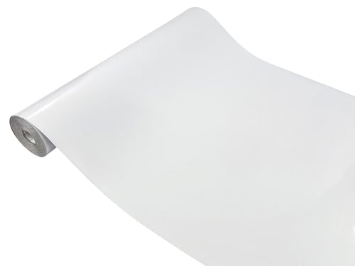 Klebefolie Möbel 90x240 cm | Möbelfolie selbstklebend matt oder glänzend | Einfarbig Klebefolie für Möbel - einfache Anwendung, ideal für die Renovierung von Küche oder Bad | Weiß Glanz Klebefolie Möbel 90x240 cm | Möbelfolie selbstklebend matt oder glänzend | Einfarbig Klebefolie für Möbel - einfache Anwendung, ideal für die Renovierung von Küche oder Bad | Weiß Glanz von DecoMeister