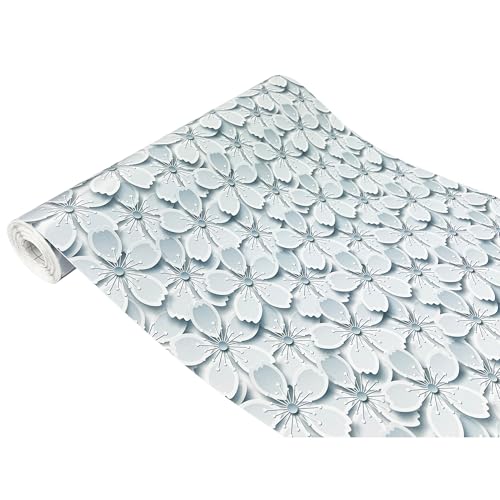 Klebefolie Möbel 45x25 cm | Möbelfolie selbstklebend im Deko-Stil | Folie für Möbel zur Renovierung von Türen, Schränken und Regalen | Möbelfolie dekorativ und pflegeleicht | Weiß Blumen 3D Klebefolie Möbel 45x25 cm | Möbelfolie selbstklebend im Deko-Stil | Folie für Möbel zur Renovierung von Türen, Schränken und Regalen | Möbelfolie dekorativ und pflegeleicht | Weiß Blumen 3D von DecoMeister