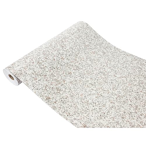 DecoMeister Klebefolie in Stein-Optik Möbelfolie Selbstklebende Steinfolie Deko-Folie Steindekor Selbstklebefolie Stein Folie für Möbel Fertigrolle 67,5x490 cm Granit Grau Beige von DecoMeister