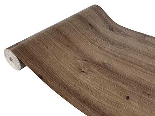 DecoMeister Klebefolie in Holz-Optik Holzfolien Deko-Folien Holzdekor Selbstklebefolie Möbelfolie Selbstklebend Fertigrolle Holz Folie für Möbel Artisan Eiche 45x740 cm von DecoMeister