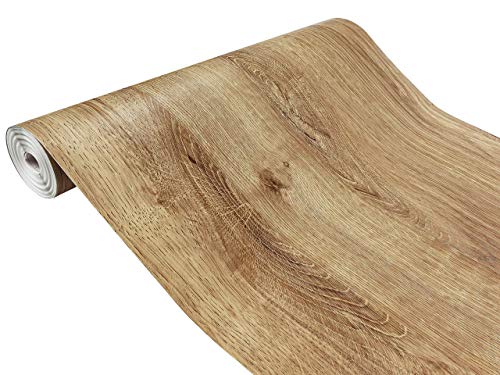 DecoMeister Klebefolie in Holz-Optik Holzfolien Deko-Folien Holzdekor Selbstklebefolie Möbelfolie Selbstklebend Fertigrolle Holz Folie für Möbel Ribbeck Oak 45x490 cm DecoMeister Klebefolie in Holz-Optik Holzfolien Deko-Folien Holzdekor Selbstklebefolie Möbelfolie Selbstklebend Fertigrolle Holz Folie für Möbel Ribbeck Oak 45x490 cm von DecoMeister