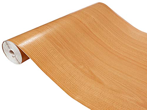DecoMeister Klebefolie in Holz-Optik Holzfolien Deko-Folien Holzdekor Selbstklebefolie Möbelfolie Selbstklebend Fertigrolle Holz Folie für Möbel Rotbuche 45x490 cm DecoMeister Klebefolie in Holz-Optik Holzfolien Deko-Folien Holzdekor Selbstklebefolie Möbelfolie Selbstklebend Fertigrolle Holz Folie für Möbel Rotbuche 45x490 cm von DecoMeister