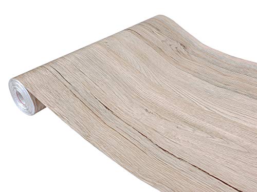 DecoMeister Klebefolie in Holz-Optik Holzfolien Deko-Folien Holzdekor Selbstklebefolie Möbelfolie Selbstklebend Fertigrolle Holz Folie für Möbel Sanremo Eiche Sand 45x490 cm DecoMeister Klebefolie in Holz-Optik Holzfolien Deko-Folien Holzdekor Selbstklebefolie Möbelfolie Selbstklebend Fertigrolle Holz Folie für Möbel Sanremo Eiche Sand 45x490 cm von DecoMeister
