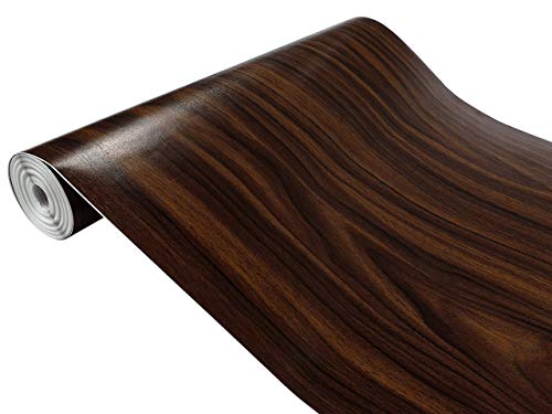 DecoMeister Klebefolie in Holz-Optik Holzfolien Deko-Folien Holzdekor Selbstklebefolie Möbelfolie Selbstklebend Fertigrolle Holz Folie für Möbel Walnuss Dunkelbraun 45x490 cm DecoMeister Klebefolie in Holz-Optik Holzfolien Deko-Folien Holzdekor Selbstklebefolie Möbelfolie Selbstklebend Fertigrolle Holz Folie für Möbel Walnuss Dunkelbraun 45x490 cm von DecoMeister