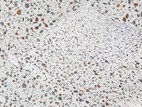 DecoMeister Klebefolien in Stein-Optik Steinfolien Deko-Folien Steindekor Selbstklebefolie Möbelfolie Selbstklebende Stein Folie nach Maß 67,5x25 cm Terrazzo Grau DecoMeister Klebefolien in Stein-Optik Steinfolien Deko-Folien Steindekor Selbstklebefolie Möbelfolie Selbstklebende Stein Folie nach Maß 67,5x25 cm Terrazzo Grau von DecoMeister
