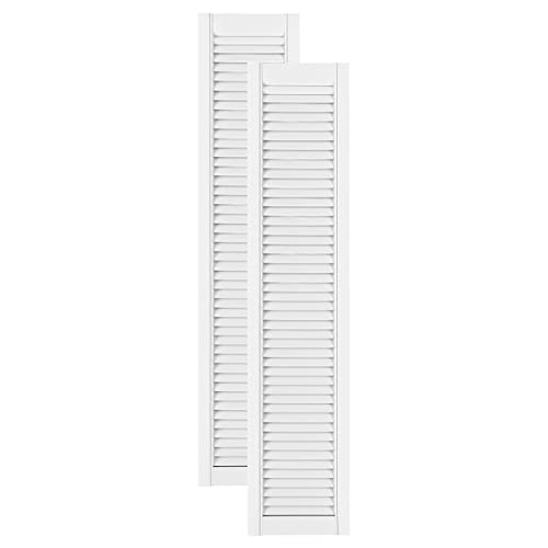 DecoMeister Lamellentüren weiß lackiert aus Holz Massivholz Holztür Schranktür mit offenen Lamellen für Kleiderschrank Möbelfronten 294x1406 mm 2-er Pack DecoMeister Lamellentüren weiß lackiert aus Holz Massivholz Holztür Schranktür mit offenen Lamellen für Kleiderschrank Möbelfronten 294x1406 mm 2-er Pack von DecoMeister