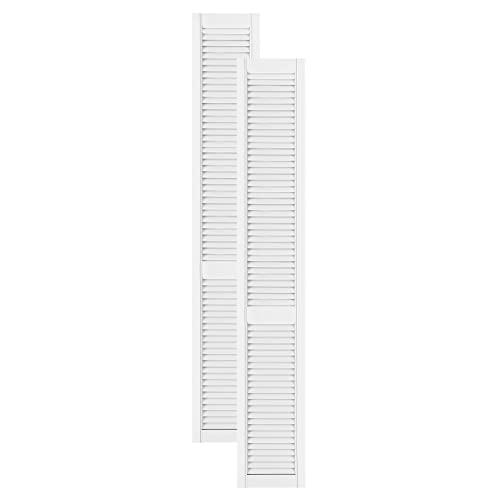 DecoMeister Lamellentüren weiß lackiert aus Holz Massivholz Holztür Schranktür mit offenen Lamellen für Kleiderschrank Möbelfronten 294x2013 mm 2-er Pack DecoMeister Lamellentüren weiß lackiert aus Holz Massivholz Holztür Schranktür mit offenen Lamellen für Kleiderschrank Möbelfronten 294x2013 mm 2-er Pack von DecoMeister