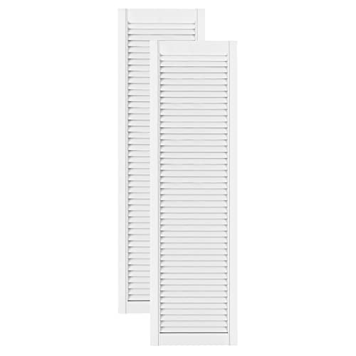 DecoMeister Lamellentüren weiß lackiert aus Holz Massivholz Holztür Schranktür mit offenen Lamellen für Kleiderschrank Möbelfronten 394x1406 mm 2-er Pack DecoMeister Lamellentüren weiß lackiert aus Holz Massivholz Holztür Schranktür mit offenen Lamellen für Kleiderschrank Möbelfronten 394x1406 mm 2-er Pack von DecoMeister