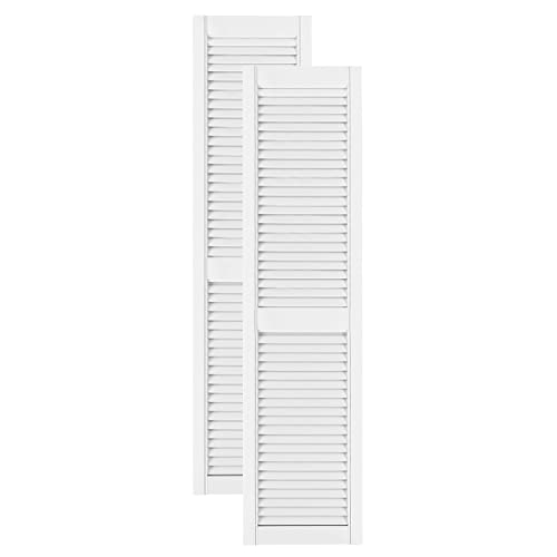 DecoMeister Lamellentüren weiß lackiert aus Holz Massivholz Holztür Schranktür mit offenen Lamellen für Kleiderschrank Möbelfronten 394x1700 mm 2-er Pack DecoMeister Lamellentüren weiß lackiert aus Holz Massivholz Holztür Schranktür mit offenen Lamellen für Kleiderschrank Möbelfronten 394x1700 mm 2-er Pack von DecoMeister