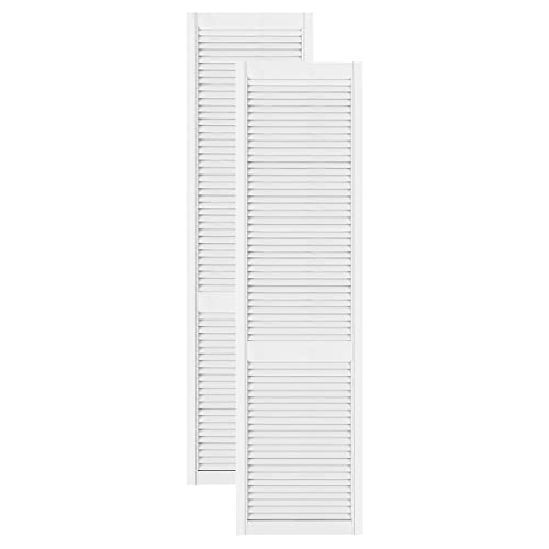 DecoMeister Lamellentüren weiß lackiert aus Holz Massivholz Holztür Schranktür mit offenen Lamellen für Kleiderschrank Möbelfronten 494x2013 mm 2-er Pack DecoMeister Lamellentüren weiß lackiert aus Holz Massivholz Holztür Schranktür mit offenen Lamellen für Kleiderschrank Möbelfronten 494x2013 mm 2-er Pack von DecoMeister