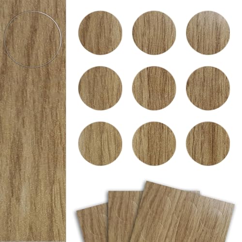 Selbstklebende Abdeckkappen Ø20mm 27 Stück | Schraubenabdeckung aus Melaminfolie | Schraubenloch Aufkleber für Möbelbau | Klebepunkte Möbel zur unauffälligen Abdeckung | Geölte Eiche Selbstklebende Abdeckkappen Ø20mm 27 Stück | Schraubenabdeckung aus Melaminfolie | Schraubenloch Aufkleber für Möbelbau | Klebepunkte Möbel zur unauffälligen Abdeckung | Geölte Eiche von DecoMeister