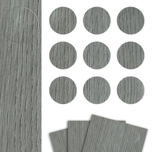 DecoMeister Selbstklebende Abdeckkappen für Möbel Möbelpflaster Aufkleber Klebepunkte Bohrloch Abdeckung Schraubenabdeckung Ø 20mm Durchmesser à 27 Stück Graue Eiche DecoMeister Selbstklebende Abdeckkappen für Möbel Möbelpflaster Aufkleber Klebepunkte Bohrloch Abdeckung Schraubenabdeckung Ø 20mm Durchmesser à 27 Stück Graue Eiche von DecoMeister