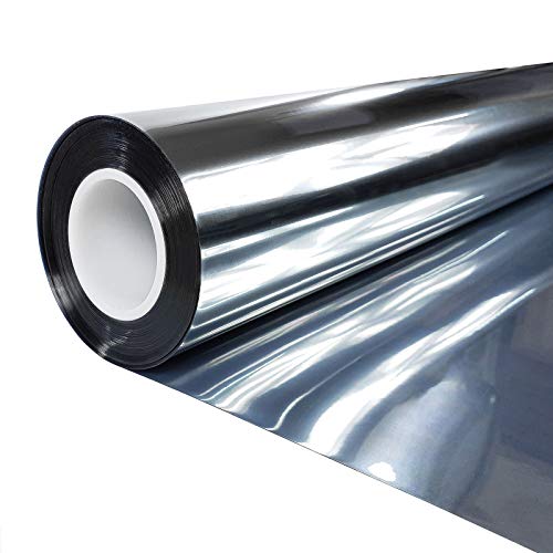 DecoMeister Spiegelfolie statisch haftende Spionfolie Sichtschutzfolie Sonnenschutz Spion Fensterfolie Hitzeschutz Sichtschutz Innenmontage Adhäsionsfolie 152cm x 100cm Spiegel Silber 1 Laufmeter DecoMeister Spiegelfolie statisch haftende Spionfolie Sichtschutzfolie Sonnenschutz Spion Fensterfolie Hitzeschutz Sichtschutz Innenmontage Adhäsionsfolie 152cm x 100cm Spiegel Silber 1 Laufmeter von DecoMeister