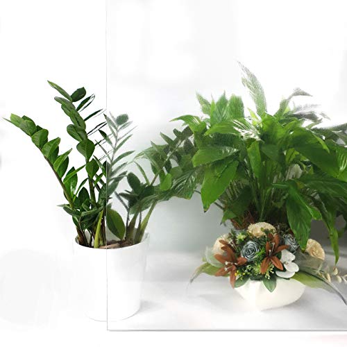 Fensterfolie selbstklebend 45x490 cm | Transparent Sichtschutzfolie für Fenster | Klebefolie für mehr Privatsphäre und Lichtdurchlass im Bad, Büro oder Wohnzimmer | Glasklar glänzend Fensterfolie selbstklebend 45x490 cm | Transparent Sichtschutzfolie für Fenster | Klebefolie für mehr Privatsphäre und Lichtdurchlass im Bad, Büro oder Wohnzimmer | Glasklar glänzend von DecoMeister