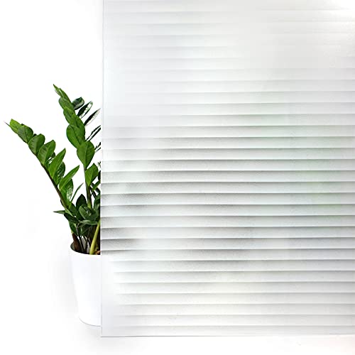 Fensterfolie statisch 67,5x1500 cm | Sichtschutzfolie Fenster Milchglasfolie statisch haftend | Folie Fenster für Bad und Büro - Tageslicht genießen, Sichtschutz erhalten | Erika von DecoMeister