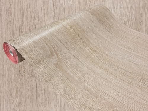 Klebefolie Möbel 45x25 cm | Möbelfolie selbstklebend in Holzoptik | Folie für Möbel zur einfachen Renovierung von Türen, Tischen und Regalen | Klebefolie dekorativ und abwaschbar | Eiche Kalk Klebefolie Möbel 45x25 cm | Möbelfolie selbstklebend in Holzoptik | Folie für Möbel zur einfachen Renovierung von Türen, Tischen und Regalen | Klebefolie dekorativ und abwaschbar | Eiche Kalk von DecoMeister