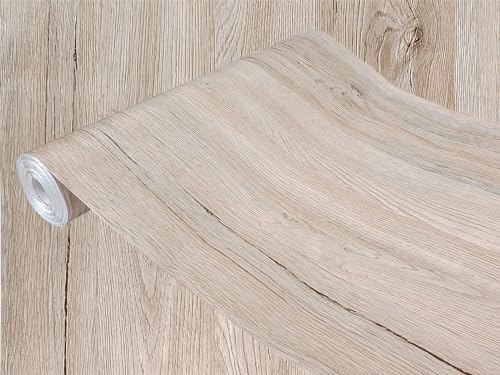 Klebefolie Möbel 45x25 cm | Möbelfolie selbstklebend in Holzoptik | Folie für Möbel zur einfachen Renovierung von Türen, Tischen und Regalen | Klebefolie dekorativ und abwaschbar | Eiche Sandfarben Klebefolie Möbel 45x25 cm | Möbelfolie selbstklebend in Holzoptik | Folie für Möbel zur einfachen Renovierung von Türen, Tischen und Regalen | Klebefolie dekorativ und abwaschbar | Eiche Sandfarben von DecoMeister