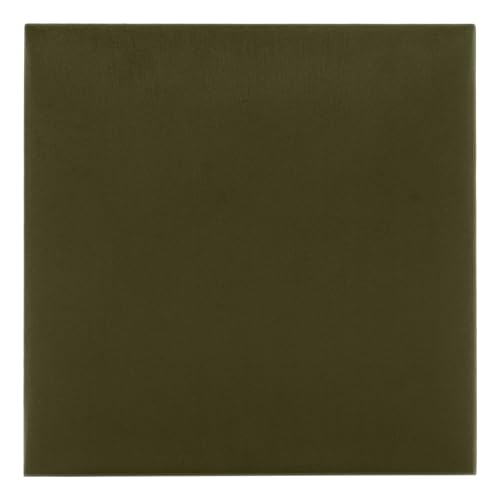 DecoNest Wandkissen, Wandpolsterung, Wanddekoration, Bettkopfteil, 3D-gepolstertes Wandpaneel 30 x 30 cm Khaki von DecoNest