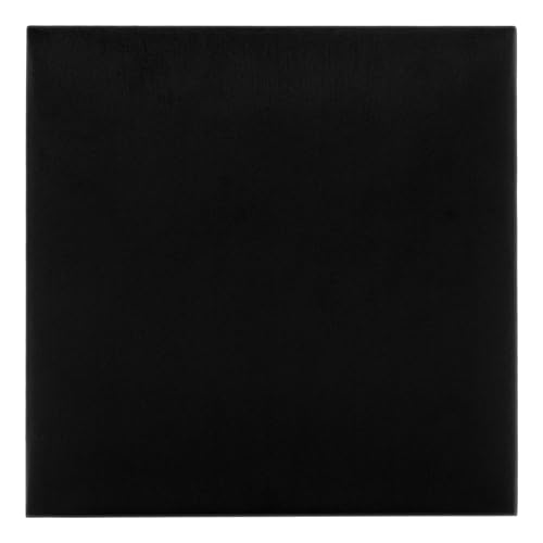 DecoNest Wandkissen, Wandpolsterung, Wanddekoration, Bettkopfteil, 3D-gepolstertes Wandpaneel 30 x 30 cm Schwarz von DecoNest