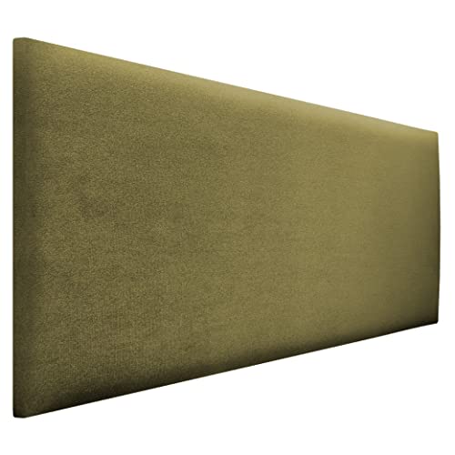 DecoNest Wandkissen, Wandpolsterung, Wanddekoration, Bettkopfteil, 3D-gepolstertes Wandpaneel 60 x 30 cm Khaki von DecoNest