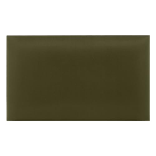 DecoNest Wandkissen, Wandpolsterung, Wanddekoration, Bettkopfteil, 3D-gepolstertes Wandpaneel 60 x 40 cm Khaki von DecoNest