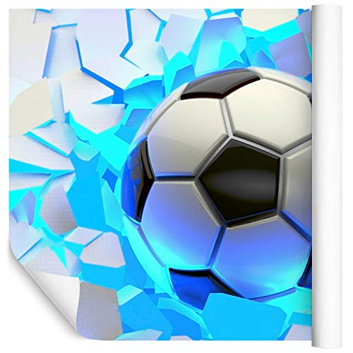 Fototapete - Wohnzimmer, Schlafzimmer - für Jungen Fußball 3D - 180cm X 120cm; Wandtapete Vlies 130g, Das Set enthält Klebstoff und Montageanleitung Fototapete - Wohnzimmer, Schlafzimmer - für Jungen Fußball 3D - 180cm X 120cm; Wandtapete Vlies 130g, Das Set enthält Klebstoff und Montageanleitung von DecoNest