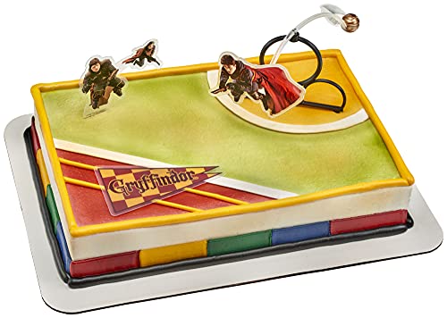 DecoPac Kuchendekoration Harry Potter Quidditch Chase für Geburtstage und besondere Anlässe, Einheitsgröße, mehrere von DecoPac