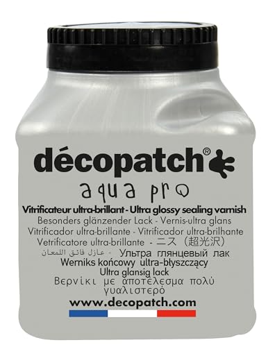 Décopatch VAUB180AO Aquapro Klarlack (ültra glänzend, 180ml) von décopatch