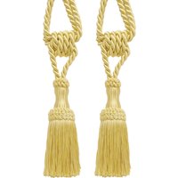 Paar Hochwertige Dekorative Hellgoldene Kettennieten, 5-Zoll-Quastenlänge, 30-Zoll-Spreizung | Umarmung, Farbe B7 Paar Hochwertige Dekorative Hellgoldene Kettennieten, 5-Zoll-Quastenlänge, 30-Zoll-Spreizung | Umarmung, Farbe B7 von DecoPro