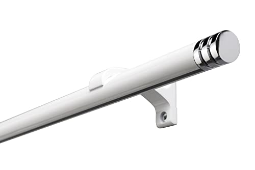 DécoProfi Gardinenstange Innenlauf 1-läufig Set Ø 20 mm Weiß I Länge: 600cm Aluminium für Wandmontage I Als Gardinenschiene & Vorhangstange geeignet DécoProfi Gardinenstange Innenlauf 1-läufig Set Ø 20 mm Weiß I Länge: 600cm Aluminium für Wandmontage I Als Gardinenschiene & Vorhangstange geeignet von DécoProfi