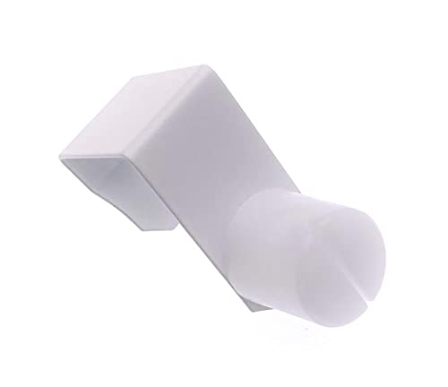 DécoProfi Klemmträger/Zubehör Plissee, Metall Weiß - für eine Falzstärke von 10-15 mm, 4 Stück von DécoProfi