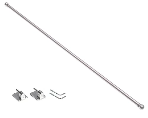 DécoProfi Messing Vitragenstange NOBLESSE 40 cm Ø 8 mm, Nickel matt, 100% ausziehbar inkl. Schraubhaken und Klebehaken DécoProfi Messing Vitragenstange NOBLESSE 40 cm Ø 8 mm, Nickel matt, 100% ausziehbar inkl. Schraubhaken und Klebehaken von DécoProfi