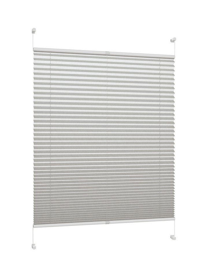 DécoProfi Plissee Plissee Klemmfix ohne Bohren, blickdicht, ohne Bohren, verspannt, Klemmfix, Stufenlos verstellbar von DécoProfi