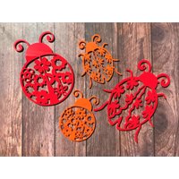 Marienkäfer Gartenschild Gartendeko Marienkäfer Gartenschild Gartendeko von DecoRachDesign