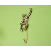 Affe Wandhaken Handtuchhalter Gold Kunstharz Affe Wandhaken Handtuchhalter Gold Kunstharz von DecoSachet