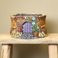 Fee Tür Übertopf Zement Pilz Fliegenpilz Pflanztopf Fee Tür Übertopf Zement Pilz Fliegenpilz Pflanztopf von DecoSachet