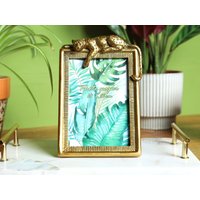 Gold Leopard Foto Bilderrahmen Kunstharz Gold Leopard Foto Bilderrahmen Kunstharz von DecoSachet