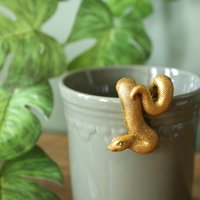 Gold Pot Hanger Schlange Antik Finish Resin Small Gold Pot Hanger Schlange Antik Finish Resin Small von DecoSachet