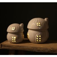 Keramik Led Pilz Fliegenpilz Hütten Haus Herbst Dekor Keramik Led Pilz Fliegenpilz Hütten Haus Herbst Dekor von DecoSachet