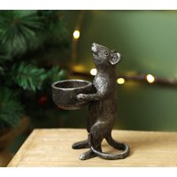 Maus Teelicht Votivhalter Antike Silber Grau Finish Weihnachtsdekor Maus Teelicht Votivhalter Antike Silber Grau Finish Weihnachtsdekor von DecoSachet
