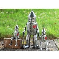 Tin Man Gartenskulptur Poliertes Metall Ornament Tin Man Gartenskulptur Poliertes Metall Ornament von DecoSachet